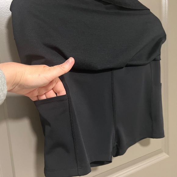 Beyond Yoga Spacedye Movement Skirt, Size M, in Darkest Night - Picture 10 of 14